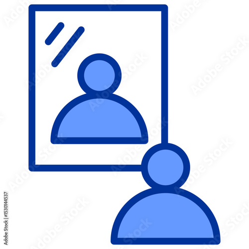Reflective Mirror Icon