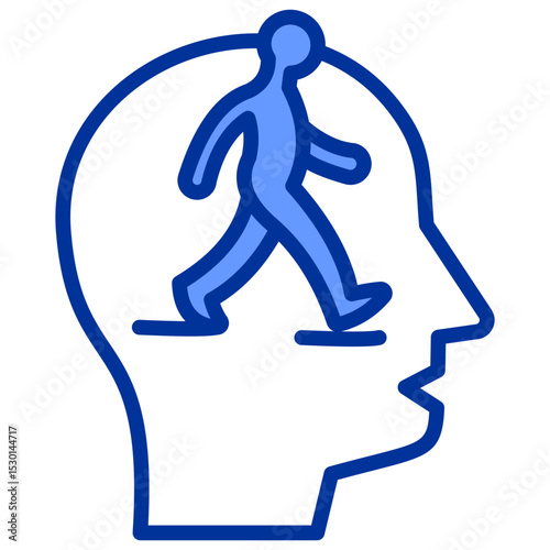 Conscious Walking Icon