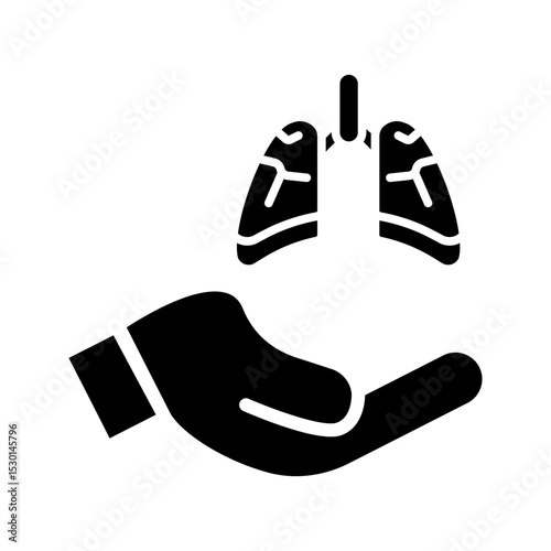 Organ donation linear icon. Living, deceased body parts offer. Tissues transplantation. vector illustration on white background
