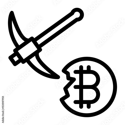 bitcoin mining icon