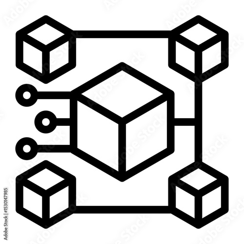 blockchain network icon