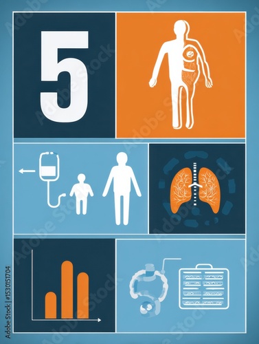 Top 5 Preventable Causes of Death in Men Presented in a Clean Infographic Layout for Health Awareness and Prevention Strategies photo