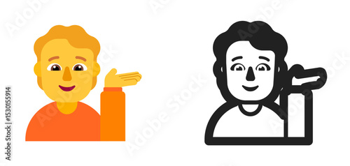 Construction Worker Yellow Person Emoji