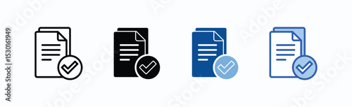 Compliance icon sheet multiple style collection isolated vector