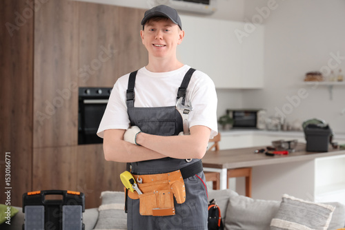 Portrait of male technician...