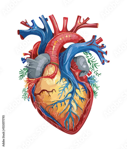 Human Heart Complex Structure