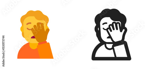 Person Facepalming Icon
