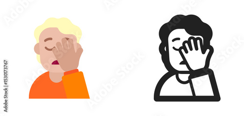 Person Facepalming Icon
