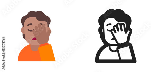 Person Facepalming Icon
