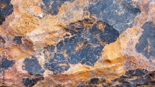 Close-up rock texture, varied colors photo