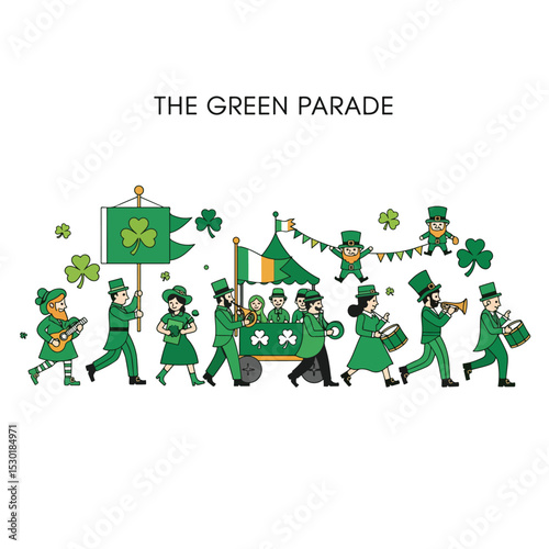 The Green Parade: A St. Patrick’s Day Celebration in Full Swing