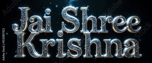 Jai Shree Krishna - 3d Logo 