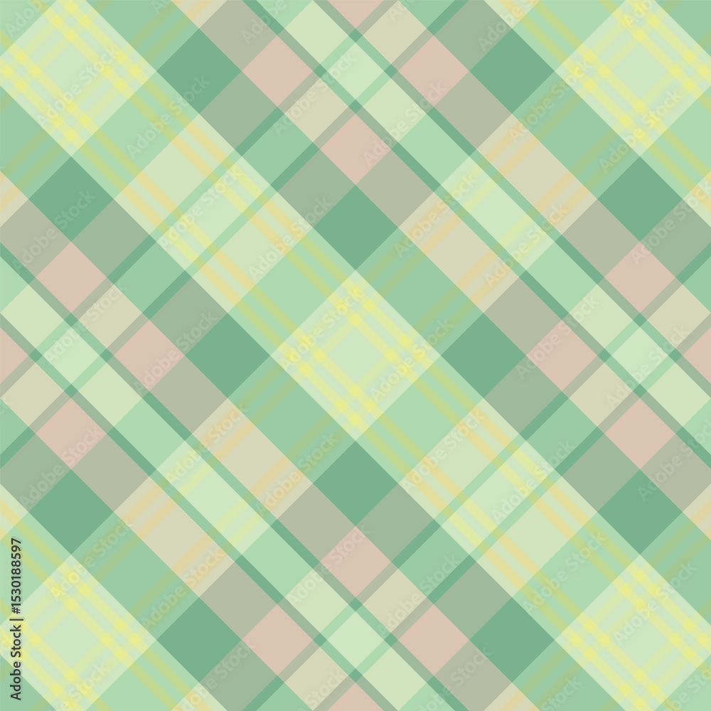 Fototapeta premium Tartan or plaid retro color pattern. Vector illustration design.