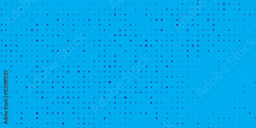 Blue Tech Finance Fintech Background Abstract Pixel Pattern. Abstract Business Tech Science Vector Backdrop.