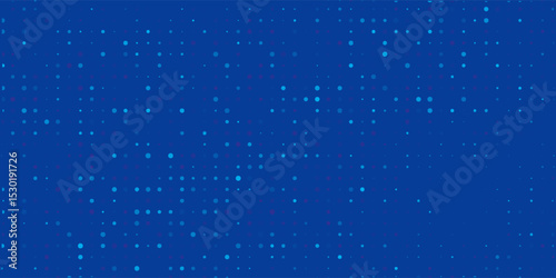 Blue Tech Finance Fintech Background Abstract Pixel Pattern. Abstract Business Tech Science Vector Backdrop.