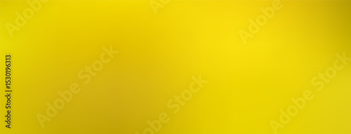 Yellow gold smooth gradient texture. Golden metallic material background. Yellow silk backdrop. Abstract vector shiny metal plate effect. Wide web design banner