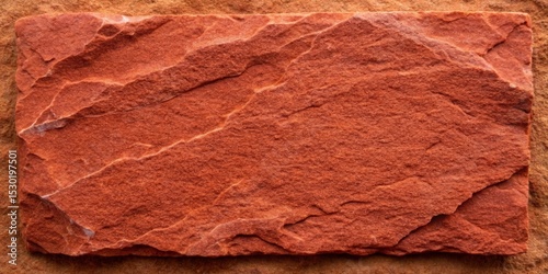 A Richly Textured Slab of Deep Red Sandstone, Ideal for Backgrounds and Design Projects