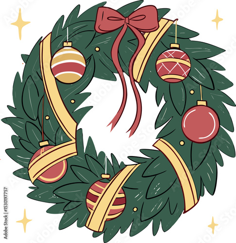 Christmas holiday frame
