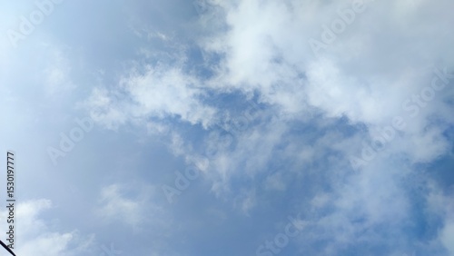 Blue sky with clouds