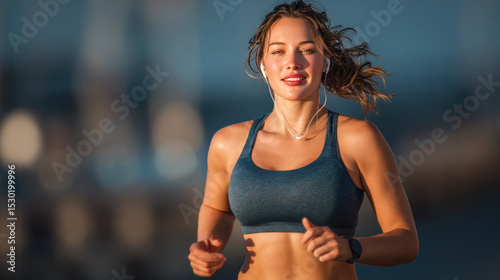 An overweight Canadian woman doing workout running a diet program