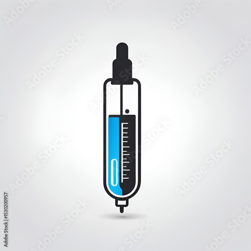 insulin ampoule icon sign vector