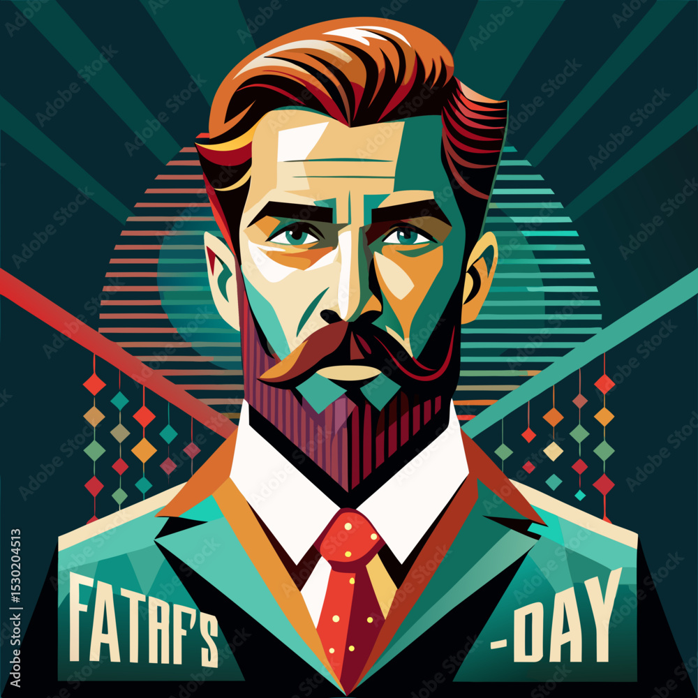Obraz premium vector illustration of an abstract background with skull