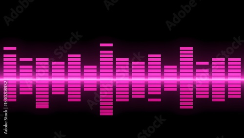 Dynamic sound waves illustration digital art vibrant colors abstract environment modern viewpoint music concept