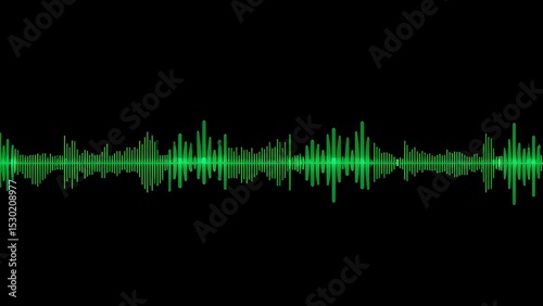 Sound wave analysis studio environment audio content digital space abstract viewpoint technology concept for seo impact