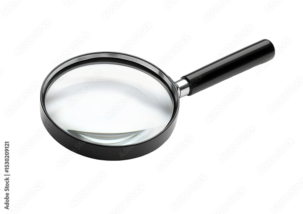A magnifying glass A magnifying glass