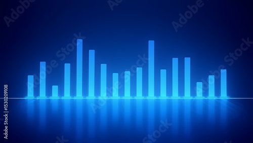 Digital audio visualization studio graphic design tech environment abstract viewpoint sound waves concept