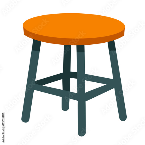 Bild auf Leinwand Coffee Shop Stool