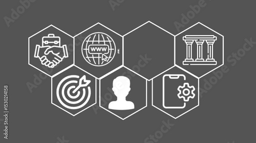 A Commitment concept button on a futuristic ,beautiful abstract wave technology background, white flickering dots on technology background. 4k video