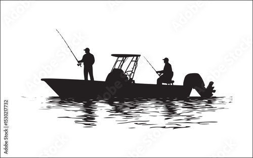 fishing in the sea
