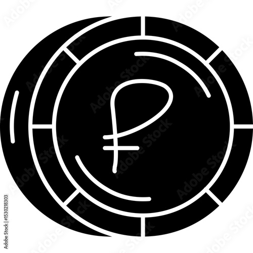 Russian Ruble Coin Icon