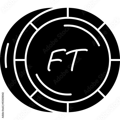 Hungary HUF Coin Icon