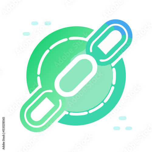 Flat vector icon of Proof of Stake blockchain concept. Ideal for crypto, DeFi, staking, NFT, and fintech designs. Isolated SVG for tech or financial themes.