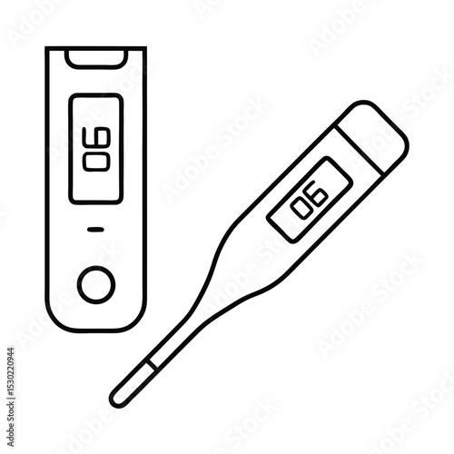 set of thermometers