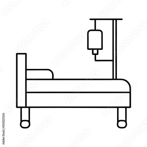 black and white vector illustration