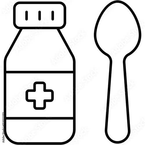 Children Syrup Medicine Icon