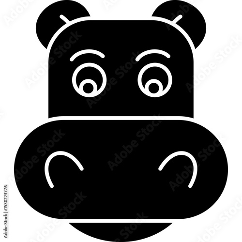 Hippopotamus Icon