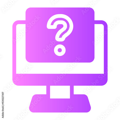 Question Mark gradient icon