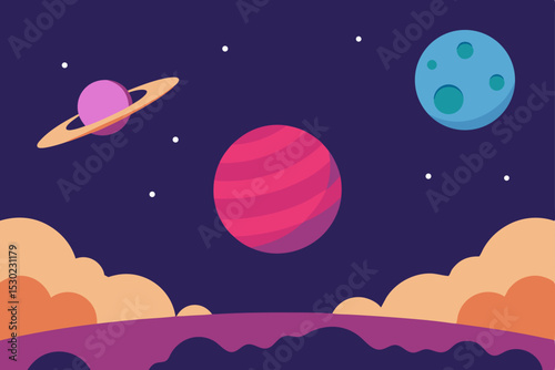 space rocket in space