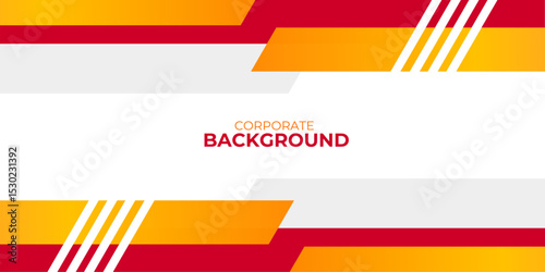 Dynamic red, orange, and white abstract geometric design perfect for corporate presentations, business banners, and modern graphic projects.
