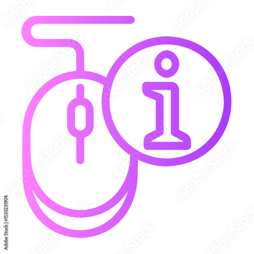 Mouse gradient icon