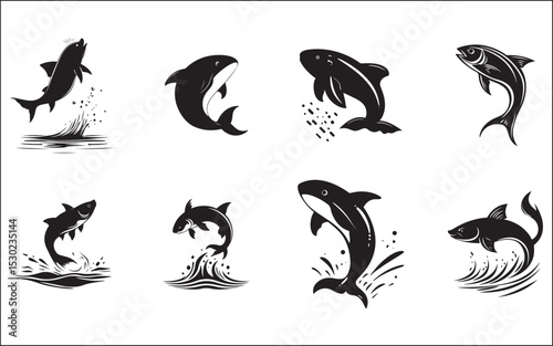 fishing silhouette of a man with a boat