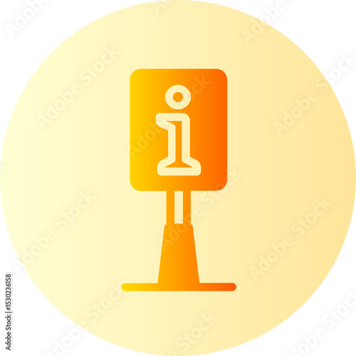 Information Sign gradient icon