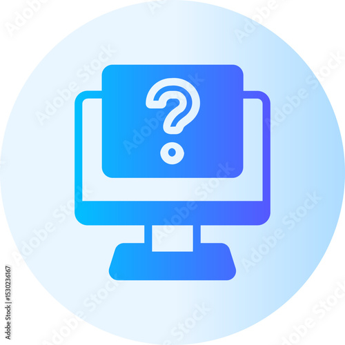 Question Mark gradient icon