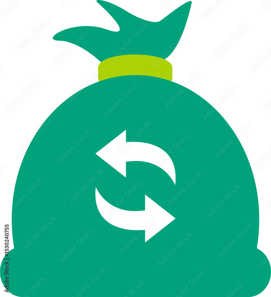 Obraz premium Green Ecology Symbol Element