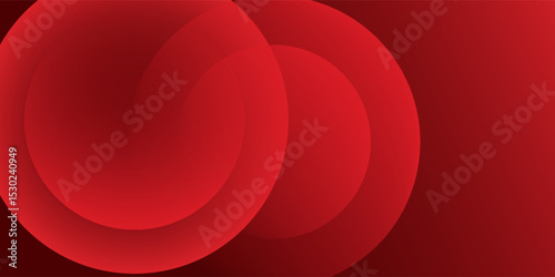 Red abstract background. Dynamic shapes composition. Eps10 vector