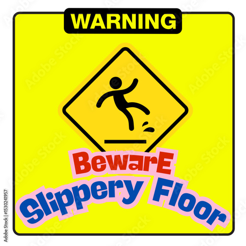 Slippery floor 002